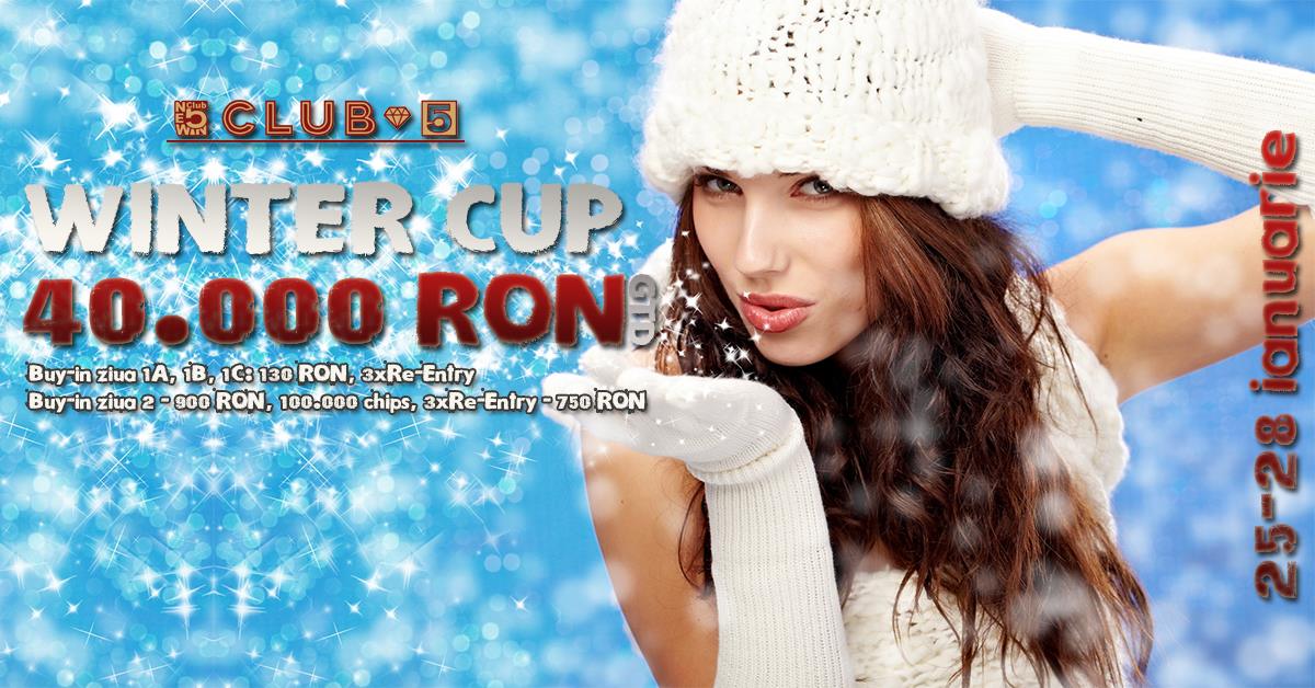 Winter Cup 40.000 GRT! - Club 5 Poker Satu Mare