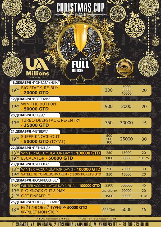 Full House Christmas Cup, 18 - 25 декабря