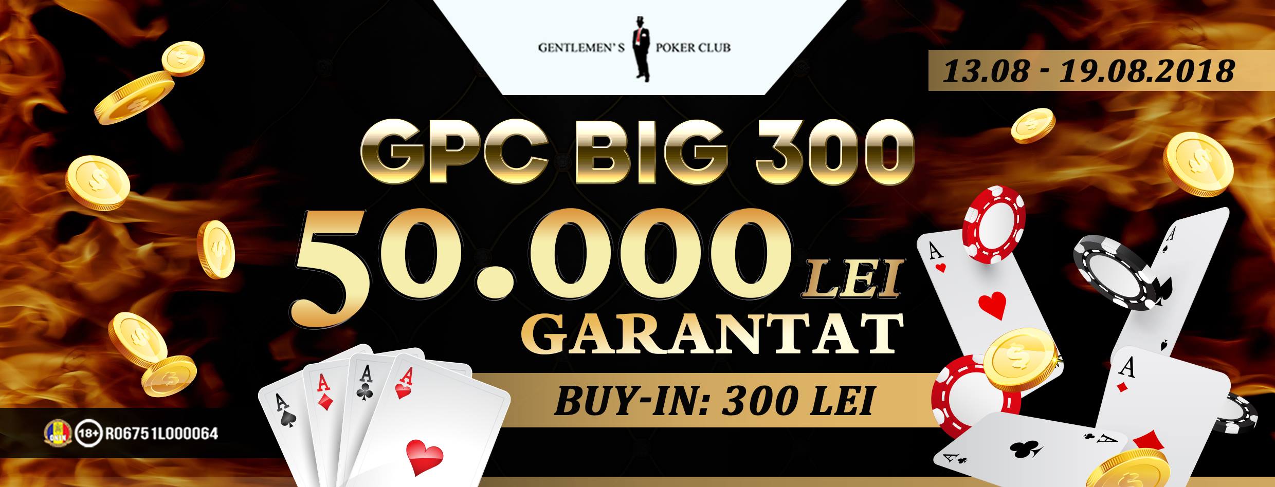 GPC BIG 300 Main Event | 50.000 Lei Guaranteed!