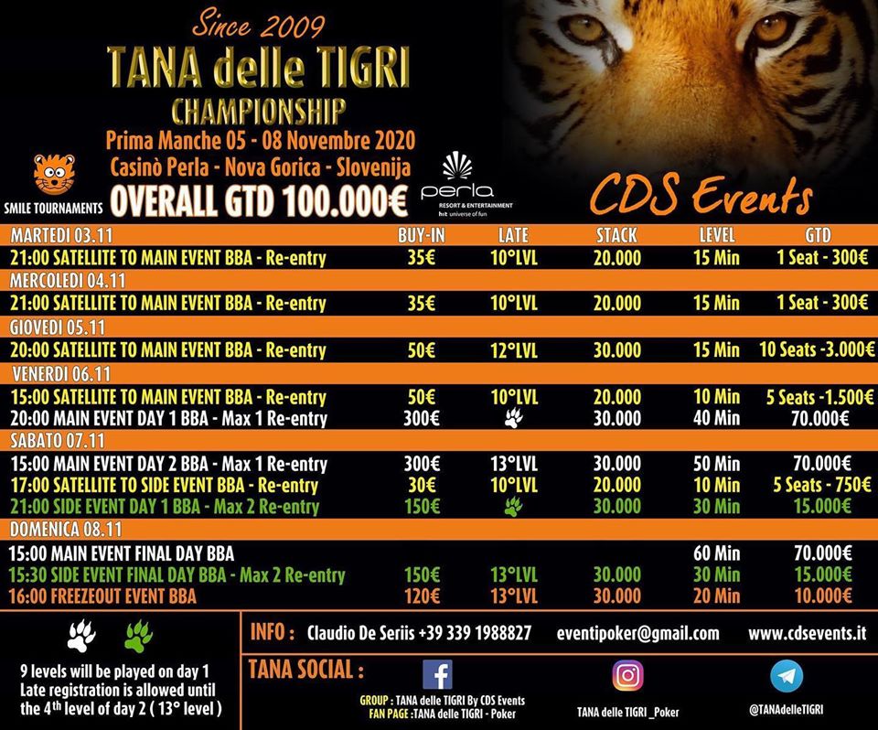 TANA DEL TIGRE CHAMPIONSHIP